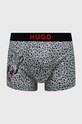 HUGO bokserki wzorzyste szary 50517860