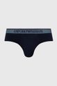 Slipy Emporio Armani Underwear 3-pak tmavomodrá 111734.4F717