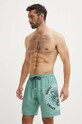 PLEIN SPORT szorty kąpielowe turkusowy PS24MBL01