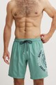 PLEIN SPORT szorty kąpielowe PS24MBL01 turkusowy AW24