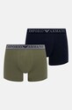 Emporio Armani Underwear bokserki 2-pack dzianina zielony 111769.4F720
