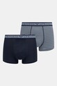 Emporio Armani Underwear bokserki 2-pack wzorzyste granatowy 111210.4F542