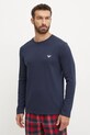 Odzież Emporio Armani Underwear piżama bawełniana 111955.4F599 granatowy