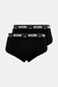 Σλιπ Moschino Underwear 2-pack πλεκτό ύφασμα μαύρο 1302.4406
