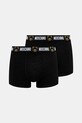 Boxerky Moschino Underwear 2-pack pletenina černá 1303.4406