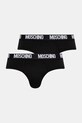 Moschino Underwear slipy 2-pack dzianina czarny 1388.4301