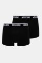 Boxerky Moschino Underwear 2-pack pletenina černá 1397.4402