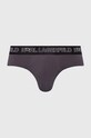 Karl Lagerfeld slip 3-pack 245M2106 negru AW24