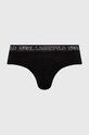Karl Lagerfeld slip 3-pack negru 245M2106