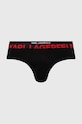 Karl Lagerfeld slip 3-pack 245M2101 negru AW24