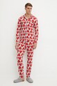 Bavlněné pyžamo United Colors of Benetton sada šedá 3MR74P02E
