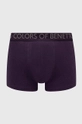 Boxerky United Colors of Benetton 3-pack 3OP82X00Y fialová AW24