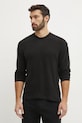 United Colors of Benetton bluza pijama munte negru 3Q414M01T