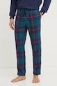 United Colors of Benetton pantaloni pijama bumbac fund bleumarin 43UL4F009