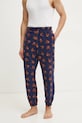 United Colors of Benetton pantaloni de pijama fund bleumarin 3XGC4F00T