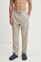 Παντελόνι πιτζάμας Hollister Co. ύφασμα μπεζ KI313.4003.112
