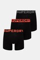 Superdry bokserki 3-pack dzianina czarny M3110452A.13A