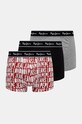 Pepe Jeans boxer AO LOGO pacco da 3 stampa all-over nero PMU11167