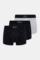 Boxerky Lacoste 3-pack pletenina černá 5H5154
