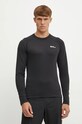 Funkční triko s dlouhým rukávem Jack Wolfskin Infinite Warm Planet friendly černá A60322