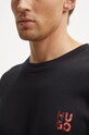 HUGO camasa cu maneca lunga din bumbac negru 50524773