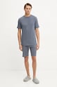 Pyžamo Calvin Klein Underwear hladký šedá 000NM2845E