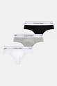 Slipy Calvin Klein Underwear 3-pak pletenina biela 000NB3962A