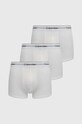 Boxerky Calvin Klein Underwear 3-pack pletenina bílá 000NB3963A