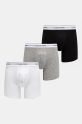 Boksarice Calvin Klein Underwear 3-pack Pletenina bela 000NB3964A