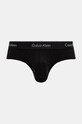 Slipy Calvin Klein Underwear 3-pak 000NB4075A čierna AW24