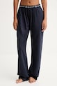 Gant spodnie piżamowe bawełniane bawełna granatowy 902339006