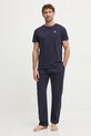 Бавовняна футболка Gant 902339008 темно-синій AW24