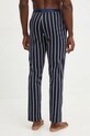 Βαμβακερό παντελόνι πιτζάμα Tommy Hilfiger UM0UM03368 σκούρο μπλε AW24