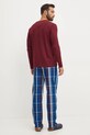 Pyžamo Tommy Hilfiger UM0UM03423 burgundské AW24