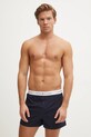 Îmbrăcăminte Tommy Hilfiger boxeri de bumbac 2-pack UM0UM03376 albastru