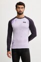 Helly Hansen longsleeve funkcyjny Lifa Active sporty zimowe fioletowy 49389