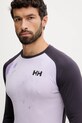 Helly Hansen longsleeve funkcyjny Lifa Active fioletowy 49389