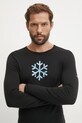 Îmbrăcăminte Icebreaker longsleeve funcțional Icebreaker x Protect Our Winters IB0A575Q0011 negru