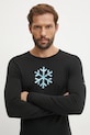 Îmbrăcăminte Icebreaker longsleeve funcțional Icebreaker x Protect Our Winters IB0A575Q0011 negru