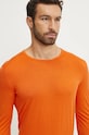 Функциональный лонгслив Icebreaker Merino 200 Oasis оранжевый IB10436505N1