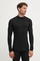 Funkčné tričko s dlhým rukávom Haglöfs Latnja Wool outdoor čierna 607476