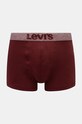 Oblečení Boxerky Levi's 2-pack 37149.1002 burgundské