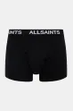 Boxerky AllSaints 3-pack ASM493454 černá SS25