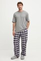Hollister Co. pantaloni de pijama KI313.4024.208 bleumarin AW24
