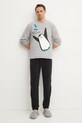 United Colors of Benetton piżama wzorzyste szary 3JA44P02S