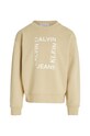 Dětská bavlněná mikina Calvin Klein Jeans IB0IB02133.9BYH béžová AW24