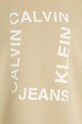 Dětská bavlněná mikina Calvin Klein Jeans béžová IB0IB02133.9BYH