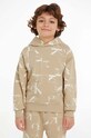 Calvin Klein Jeans bluza dziecięca z kapturem beżowy IB0IB02136.9BYH