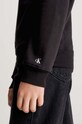 Детски памучен суичър Calvin Klein Jeans черен IU0IU00601.9BYH