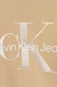 CHLAPEC Dětská bavlněná mikina Calvin Klein Jeans IU0IU00602.9BYH béžová